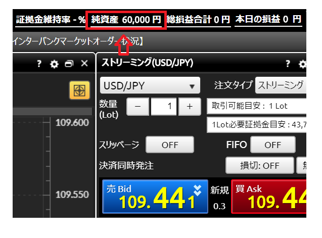 純資産60,000円