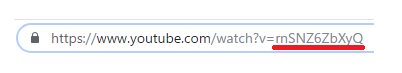 YouTube動画IDの調べ方